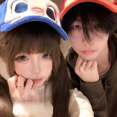 双人超甜真人情侣头像