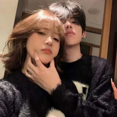 双人真人超甜情侣头像